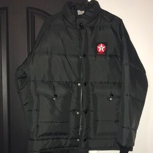 Vintage Texaco Black Puffer Jacket